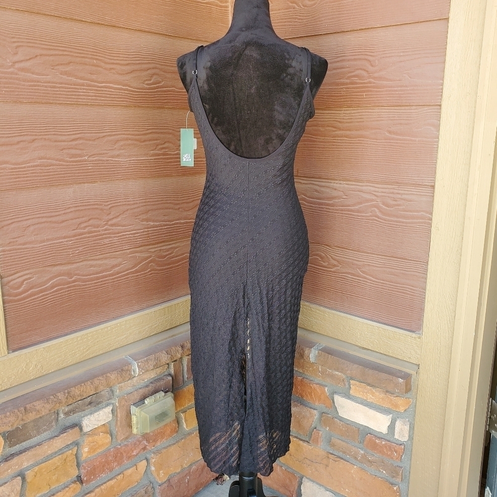 NWT Wild Fable Women's Bow Lace Midi Dress Size XS Black - Picture 10 of 16